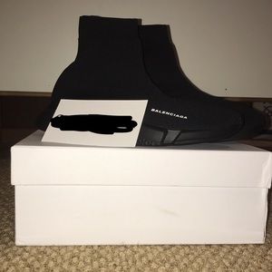 Balenciaga Speed Trainer Black sock shoes